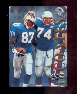 1995 Action Packed BEN COATES New England Patriots Quick Silver Insert Card - Image 1 of 2