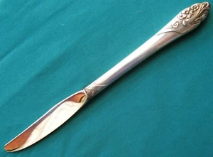 Evening Star silverplate  community Grill Viande Knife  - Picture 1 of 4