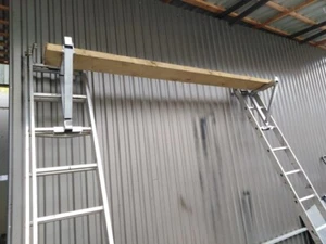 Scaffold Ladder / Ladder Jacks / Adjustable hook mobile scaffolding / 2 pieces - Imagen 1 de 6