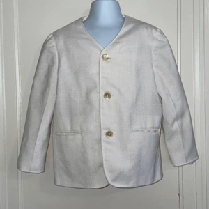 Vtg 60s/70s Imp Originals white little boys suit coat/blazer - Picture 1 of 9