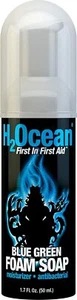 H2 Ocean Blue Green Foam Soap Fragrance Free 1.7 Fluid Ounce Exp. 2019 - Picture 1 of 1