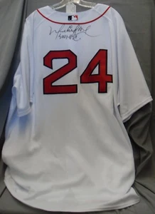 JSA LOA Manny Ramirez Autographed Signed INSCR Red Sox Majestic Jersey ZDV 372 - Picture 1 of 5