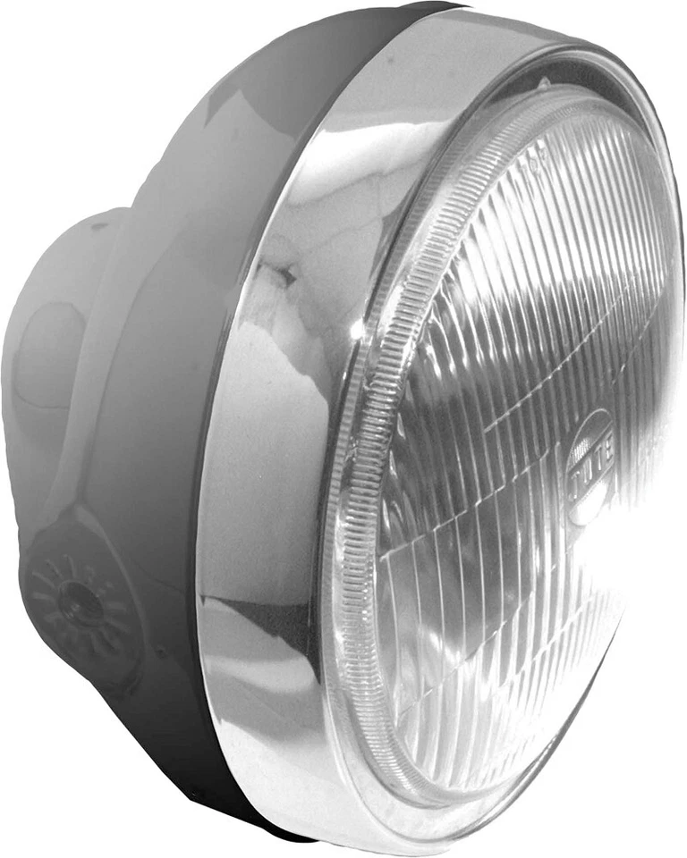 EMGO HEADLIGHT HONDA STYLE BLK 6 1/ 66-64313 - Image 1 of 1