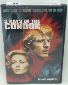 3 Days of the Condor (DVD, 1975, WS) Robert Redford Faye Dunaway Sydney Pollack - Imagen 1 de 5