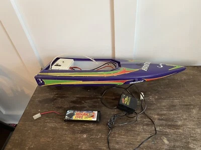 Vintage 90’s 24” Aquacraft Models Hammer RC Boat Estate Find FREE SHIPPING - Image 1 of 4