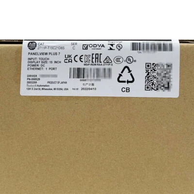 2711P-T15C21D8S New AB Allen-Bradley PanelView Plus 7 Standard 15 Terminal - Image 1 of 4