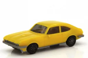 1:87 Ford Capri Mk III 3.0 Ghia amarillo - placa inferior gris - herpa 2005 - Imagen 1 de 2