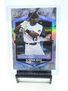 2021 Bowman Platinum Ke'Bryan Hayes Renowned Rookies Pittsburgh Pirates #RR-10 - Picture 1 of 2
