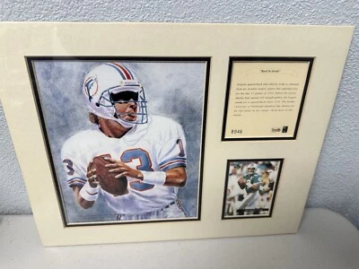 Dan Marino Miami Dolphins 1994 Kelly Russell Studio Lithograph Art Print Poster - Image 1 of 4