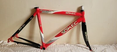 Somec Pyramis KR Frameset 54cm – Carbon Fork & Rear, Chorus Headset, Used - Image 1 of 4