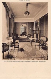 Schweiz - Gstaad (BE) Royal Hôtel & Winter Palace -Speisesaal - Verlag Helios Gr - Bild 1 von 2