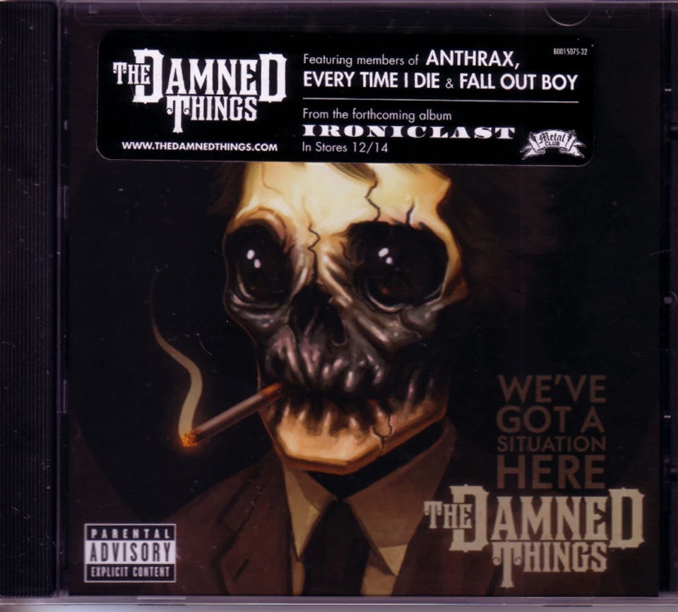 Anthrax & Fall Out Boy DAMNED THINGS Unreleased TRX 1000 made CD As I Lay Dying - Image 1 of 1