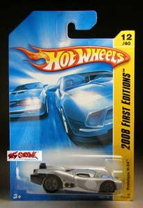 Hot Wheels 2008 #012 Prototype H-24 METALLIC SILVER,GREY 5SP,A33 - Picture 1 of 3