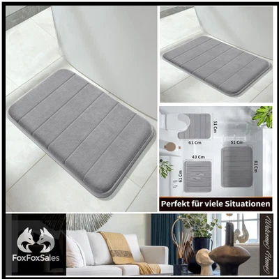 Memory Schaum Badematte | Rutschfest | Maschinenwaschbar - Bild 1 von 4