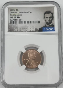 2025 P Penny Abraham Lincoln Shield Cent NGC MS 69 ⭐FIRST RELEASES⭐READY 2 SHIP - Picture 1 of 3