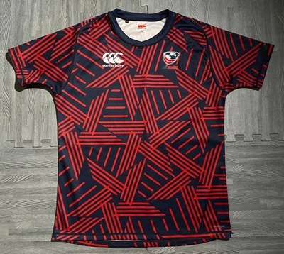 Футболка регби Canterbury 2021 USA Eagle Team Tokyo ограниченный выпуск мужская размер 2XL - Изображение 1 из 4