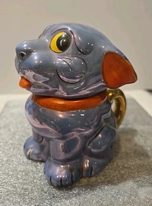 1940's Japan Lusterware BONZO French Bull Dog Sugar Bowl Shofu Japan - Picture 1 of 12