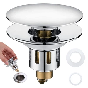 Universal Pop-Up Bathroom Sink Stopper - for 1.1~1.5 Inch Wash Basin Drain St... - Picture 1 of 7
