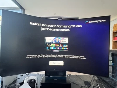 Samsung 55" Odyssey Ark Curved UHD Gaming Monitor LS55BG970NEXXY Mini LED  - image 1 of 3