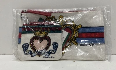 Bolso clutch Brighton para mujer blanco Heart In Love We Trust Foto 1 de 4