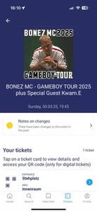 BONEZ MC - GAMEBOY TOUR 2025 - Bild 1 von 1