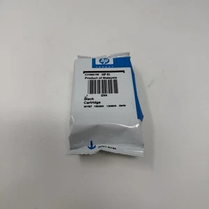 Original OEM HP 61 schwarze Tintenpatrone offene Verpackung versiegelt Ablaufdatum 2023 - Bild 1 von 2