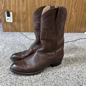 Tecovas The Cartwright Brown Western Cowboy Boots Mens 10 D - Picture 1 of 7