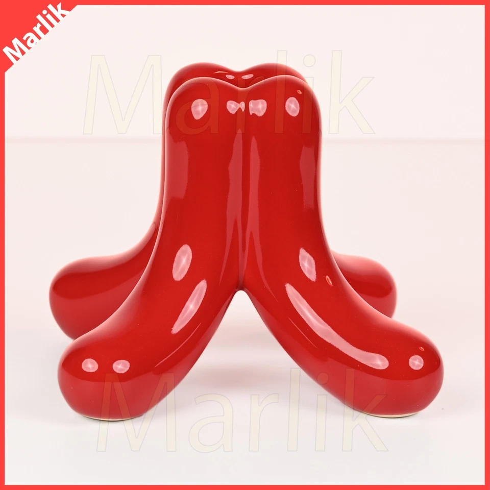 Gustaf Westman x IKEA VINTERFINT Candlestick Red 4" (306.115.13)