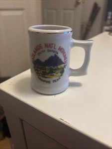 Vintage Badlands National Monument Toothpick Holder Vampire Peak South Dakota - Picture 1 of 16