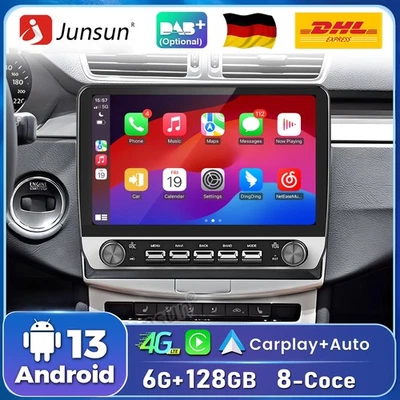 6G+128G LTE SWC DAB Carplay Android 13 Autoradio Für VW Passat B7 2010-2015 GPS - Bild 1 von 4