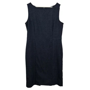 Vestido Ann Taylor azul tejido sin mangas para mujer talla 14 - Imagen 1 de 4