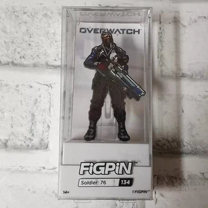 Overwatch Soldier 76 Figpin 134 Pin Hard Case NEW - Picture 1 of 8