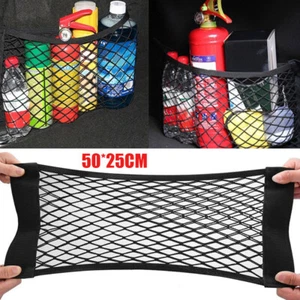 50 x 25 cm Universal Auto Netztasche Klett Organizer Kofferraumtasche Ablagenetz - Bild 1 von 12