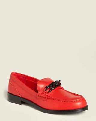 CALVIN KLEIN  Process Red Sirah Leather Loafers -Size 7.5M - Image 1 of 4