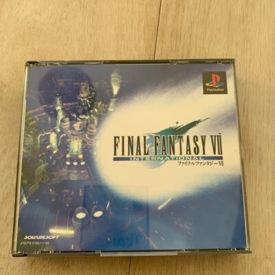 Final Fantasy VII International PS1 SQUARE Sony Playstation 1 From Japan - Image 1 of 4