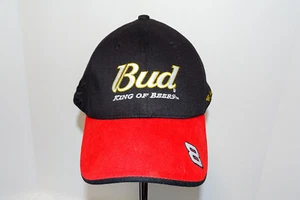 Vintage DALE EARNHARDT JR Bud Budweiser #8 NuFit Cap NASCAR Chase Authentics Hat - Picture 1 of 6