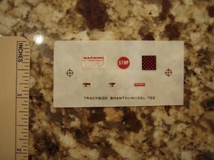 HO-Spur Atlas Gleisseitiges Shanty 702 nur Schilder - Bild 1 von 1