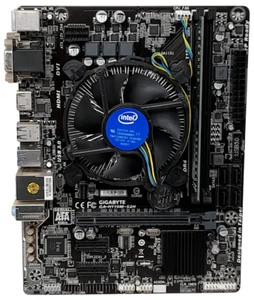 Placa madre Gigabyte GA-H110M-S2H i5-6400 2,70 GHz 8 GB DDR4 RAM Socket LGA1151 - Imagen 1 de 3