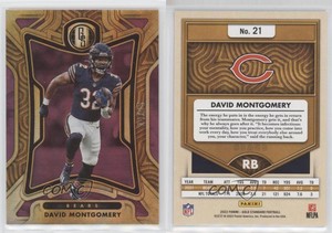 2022 Panini Gold Standard Rose Gold /25 David Montgomery #21
