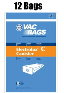 12 Style C 4-ply Vacuum Cleaner Bag for Electrolux Classic 5500 5000 2000 Epic 6 - Picture 1 of 1