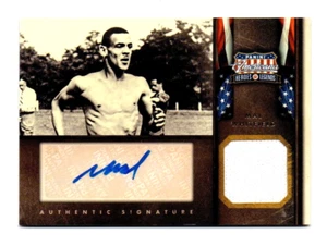 2012 Heroes and Legends Autograph Relic #76 Mal Whitfield 1952 Olympics  84/99 - Picture 1 of 2