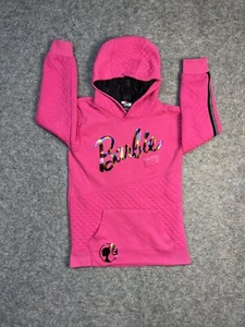 Barbie Girls Hoodie With Holographs Barbie Symbol Size L 10/12 - Picture 1 of 10