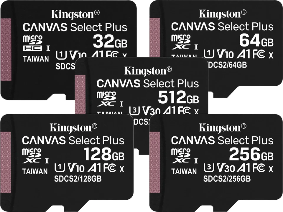Kingston micro SD Speicherkarte 32GB 64GB 128GB 256GB 512GB - Bild 1 von 4