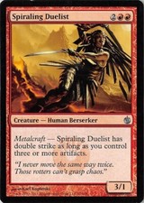 Spiraling Duelist *PLAYSET* Magic MtG x4 Mirrodin Besieged SP