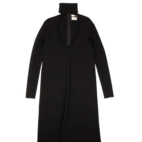 Maxi abito nero elasticizzato BOTTEGA VENETA nuovo con etichetta taglia 2 38 $3150