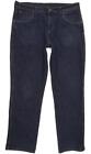Wrangler Durable Quality Men Blue Straight Regular Stretch Jeans W38 L31 94434