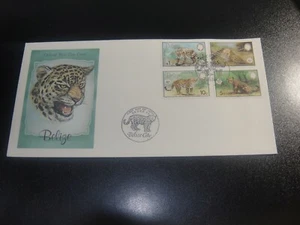 Belize 1983 Sc#689-92 WWF Jaguar Official FDC Sehr guter Zustand - Bild 1 von 1