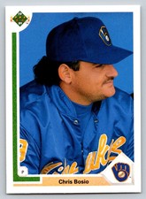 1991  Upper Deck #529 Chris Bosio Milwaukee Brewers