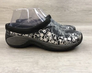 Merrell Encore Flora Womens Clog Black Mesh 6.5  Slip On Casual Walking Shoes - Picture 1 of 9