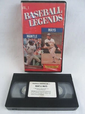 VHS - Greatest Sport Legends Mantle vs Mays, Reggie Jackson & Paul Hornung, 1985 - Image 1 of 4